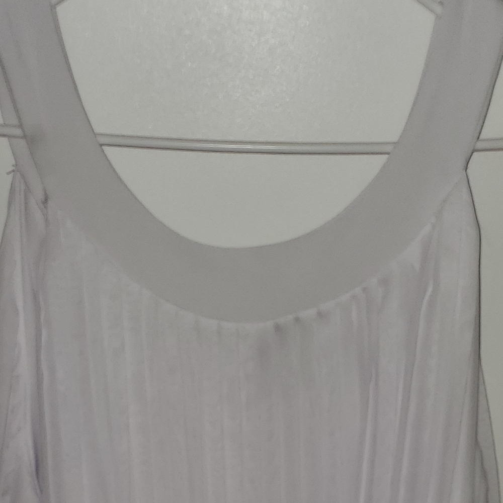 White pleated perfect dress